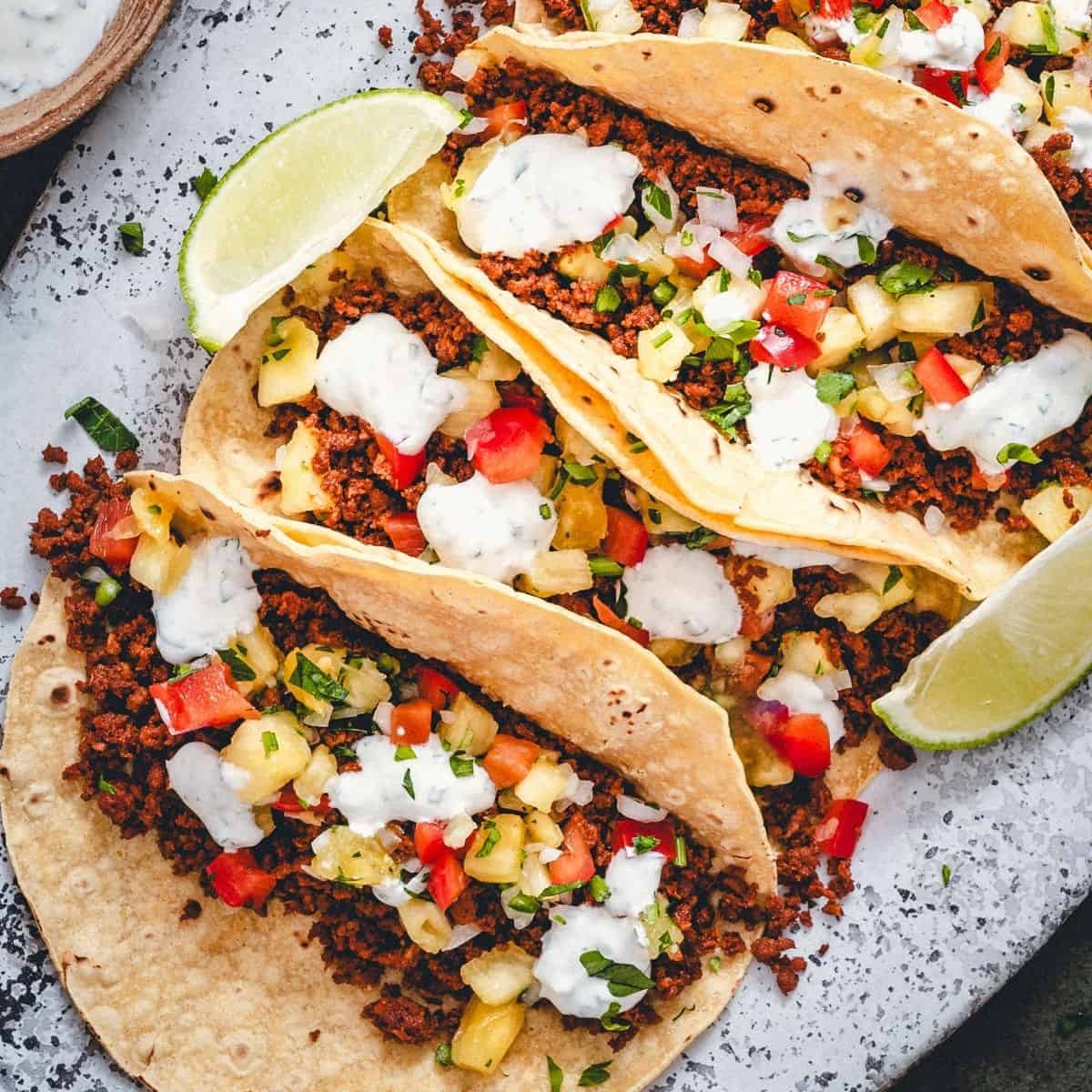Chorizo Taco.