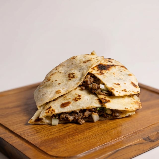Lengua / Beef Tongue Quesadilla.