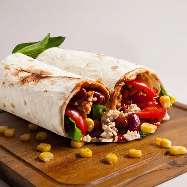 Bistec / Lean Beef Burrito.