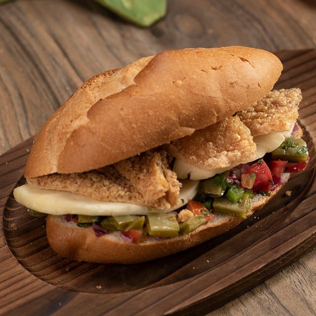 Chicharron / Pork Skin Torta.