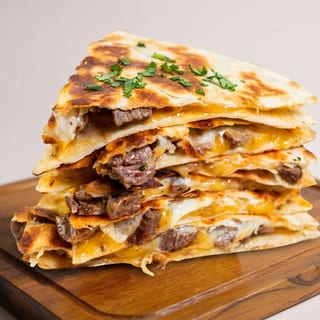 Chicharron / Pork Skin Quesadilla