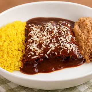 Enchiladas de Mole Chicken