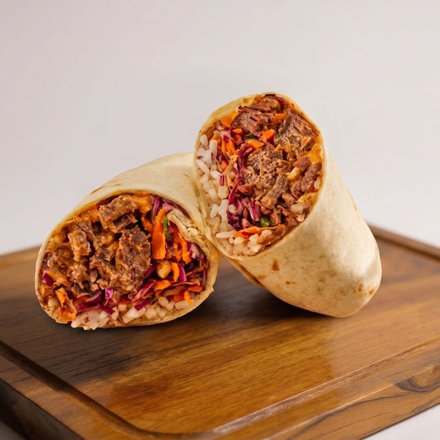 Lengua / Beef Tongue Burrito.