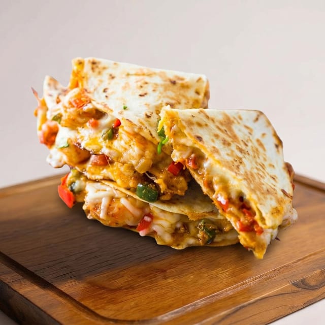 Pastor / Seasoned Pork Quesadilla.