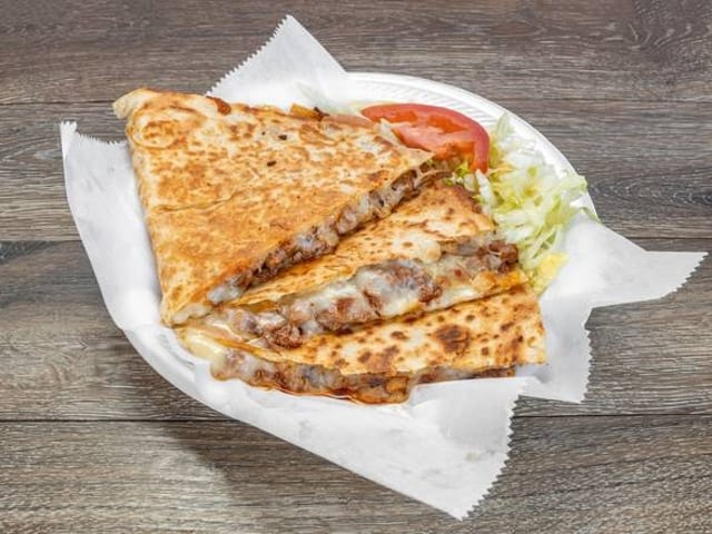 Small Shrimp Quesadilla.
