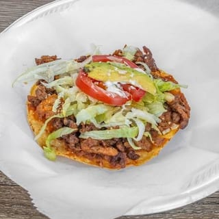 Beef Fajita Tostada