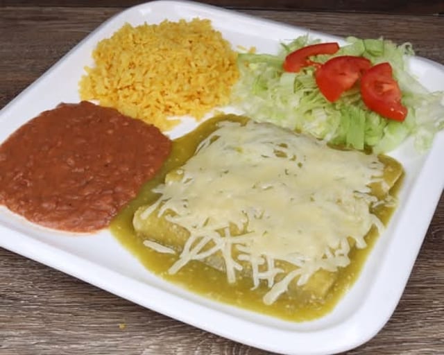 Enchiladas Verdes Beef Fajita.